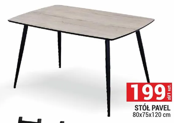 Stół PAVEL promocja w Merkury Market