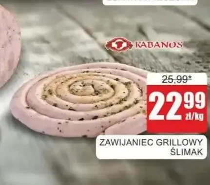 Zawijaniec Grillowy Ślimak Kabanos promocja w Bingo