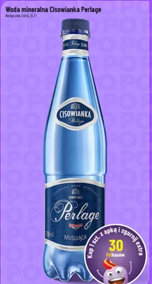 Woda mineralna Cisowianka Perlage naturalna gazowana 0,7l promocja w POLOmarket