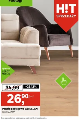 Panele podłogowe BARELLAN promocja w Leroy Merlin