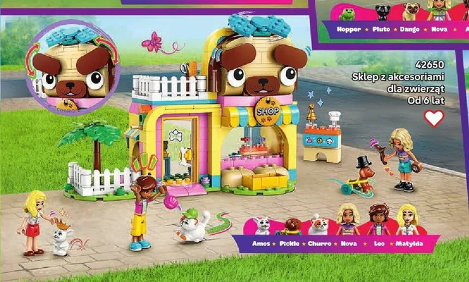 Klocki LEGO Friends 42650 Sklep z akcesoriami dla zwierząt promocja w LEGO