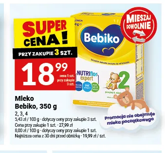 Mleko Bebiko 2 promocja w Twój Market