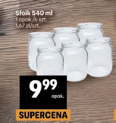 Słoik 540 ml 6-pak promocja w Delikatesy Centrum