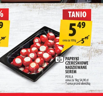 Papryki czereśniowe nadziewane serem Perla promocja w Arhelan