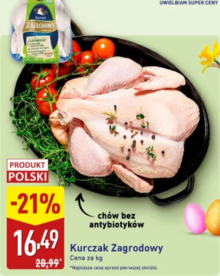 Kurczak zagrodowy promocja w Aldi