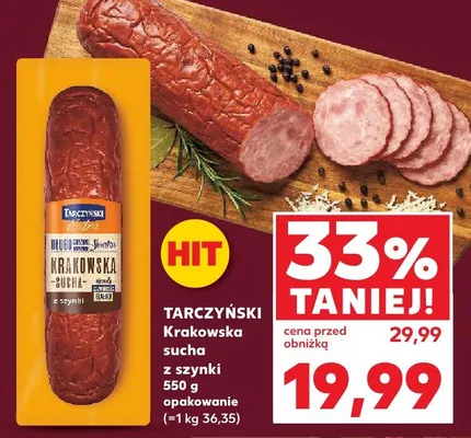 Krakowska sucha z szynki promocja w Kaufland