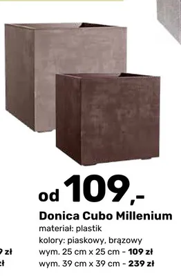 Donica Cubo Millenium promocja w Bricomarche