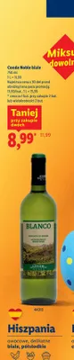 Wino białe, półsłodkie Blanco promocja w Lidl