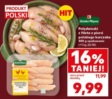 Polędwiczki z fileta z piersi polskiego kurczaka promocja w Kaufland