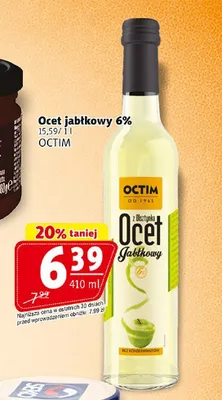Ocet jabłkowy 6% Octim promocja w Prim Market