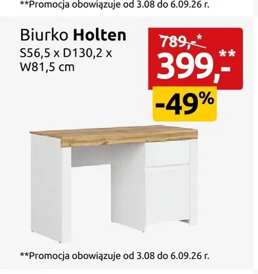 Biurko Holten promocja w Black Red White