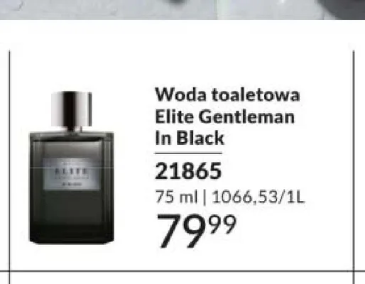 Woda toaletowa Avon Elite Gentleman In Black promocja w AVON