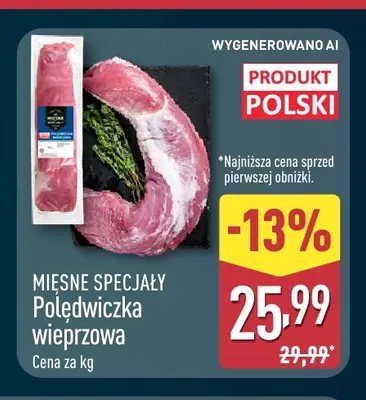 Polędwiczka wieprzowa Mięsne Specjały promocja w Aldi