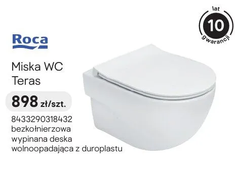 Miska WC Roca Teras promocja w Castorama