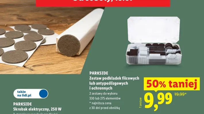 Zestaw podkładek antypoślizgowych i ochronnych Parkside promocja w Lidl