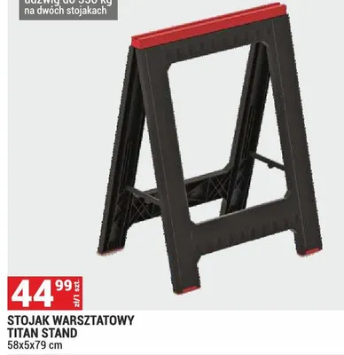 Stojak warsztatowy Titan Stand 58x5x79cm udźwig do 350kg promocja w Merkury Market