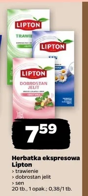 Herbatka ekspresowa trawienie dobrostan jelit sen promocja w Netto