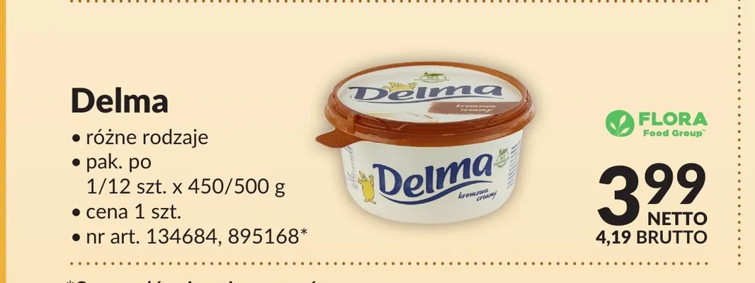 Margaryna Delma promocja w Makro