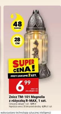 Znicz TM-101 Magnolia z różyczką R-MAX promocja w Twój Market