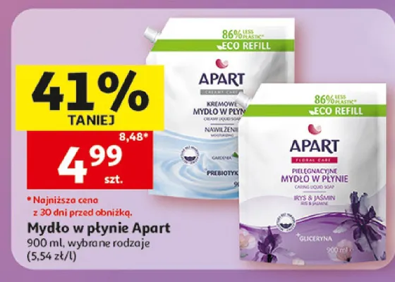 Mydło w płynie Apart promocja w Auchan