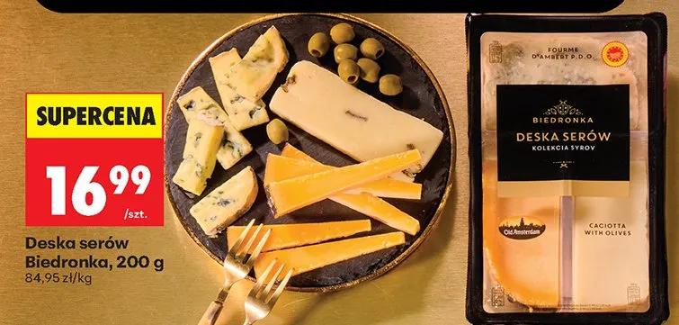Deska serów promocja w Biedronka