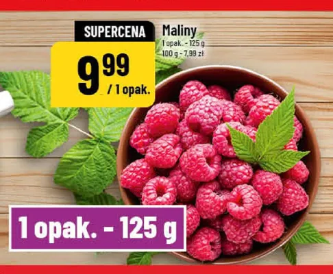 Maliny promocja w POLOmarket