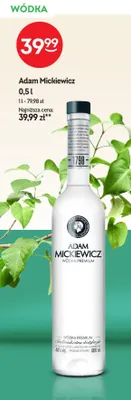 Wódka Adam Mickiewicz promocja w Żabka
