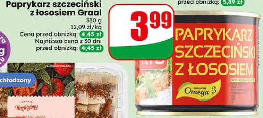 Paprykarz szczeciński z łososiem Graal promocja w Dino
