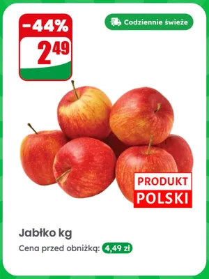 Jabłko polskie promocja w Dino