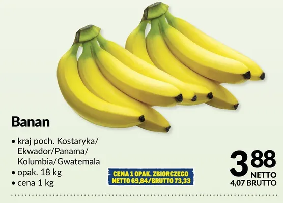 Banany promocja w Makro