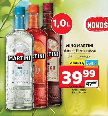 Wino Martini Fiero promocja w Delfin