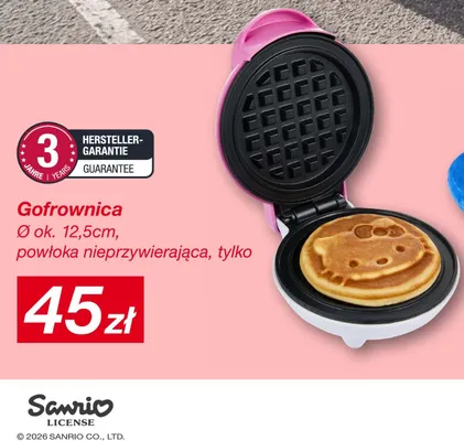 Gofrownica Hello Kitty promocja w KiK