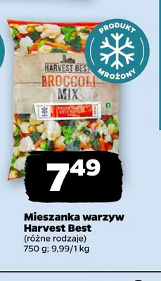 Mieszanka warzyw Harvest Best promocja w Netto