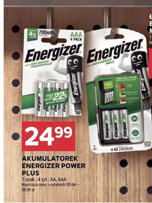 Akumulatorek Energizer Power Plus promocja w Stokrotka