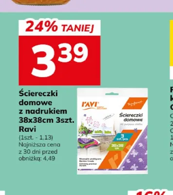 Ściereczki domowe z nadrukiem Ravi promocja w Hitpol