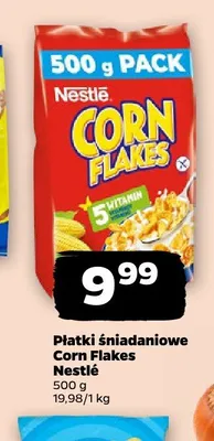 Płatki śniadaniowe Corn Flakes Nestlé promocja w Netto