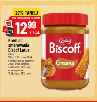 Krem do smarowania Biscoff Lotus promocja w POLOmarket