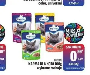 Karma dla kota Prevital promocja w Tomi Markt