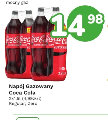 Napój gazowany Coca Cola Regular 2-pak promocja w Limonka