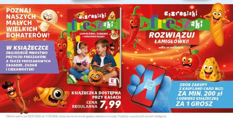 Książeczka Rozrabiaki Freszaki promocja w Kaufland