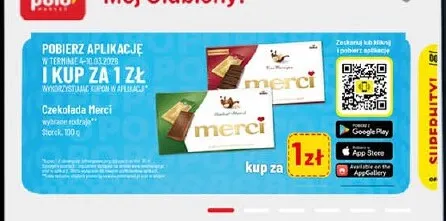 Czekolada Merci promocja w POLOmarket