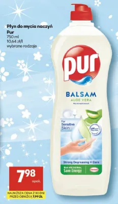 Płyn do mycia naczyń Balsam Aloe Vera promocja w Delikatesy Centrum