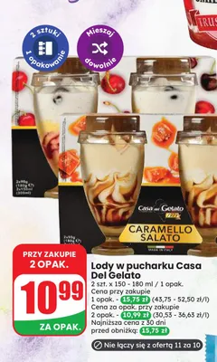Lody w pucharku Amarena Casa Del Gelato 2-pak promocja w Dino