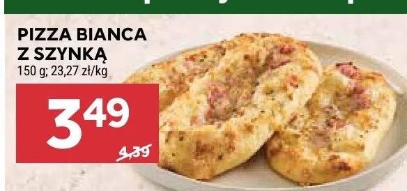 Pizza Bianca z szynką promocja w Stokrotka