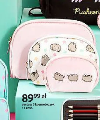 Zestaw 3 kosmetyczek Pusheen promocja w Empik