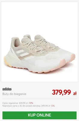 Buty do biegania Adidas promocja w eobuwie.pl
