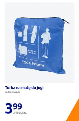 Torba na matę do jogi promocja w Action