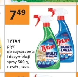 Płyn do czyszczenia i dezynfekcji spray Tytan promocja w Drogerie Laboo