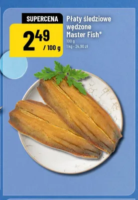 Płaty śledziowe wędzone Master Fish promocja w POLOmarket
