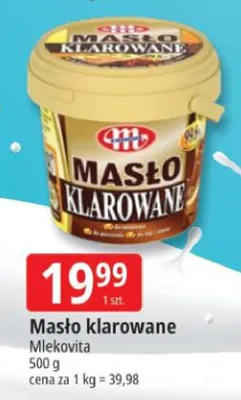 Masło klarowane Mlekovita promocja w Leclerc